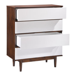 LA High Chest Dresser by Zuo Modern - Dressers