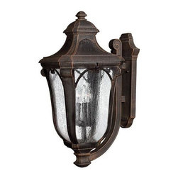 Hinkley Lighting - Hinkley Lighting Outdoor Trafalgar Wall Mount, Extra Large - Outdoor Wall Lights And Sconces