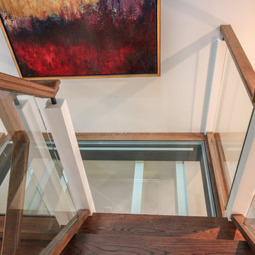 Project #68 | Ultra-Modern Staircase with Glass Landings