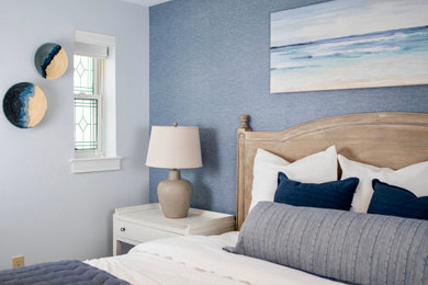 Bedroom - coastal bedroom idea in Philadelphia