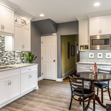 1800's Row House Kitchen Remodel with Marazzi Midpark Mosaics backsplash