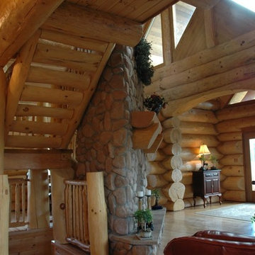 Round Log Home