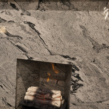 Silver Cloud Fireplace