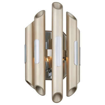 Arpeggio 1-Light LED Wall Sconce, Antique Silver Leaf