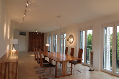 Inspiration for a contemporary dining room in Munich.