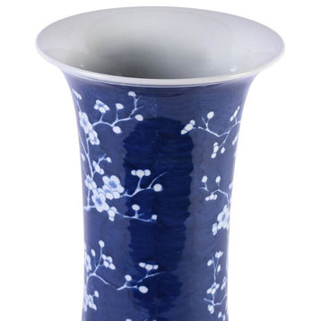 Umbrella Stand Plum Blossom Colors May Vary White Blue Variable