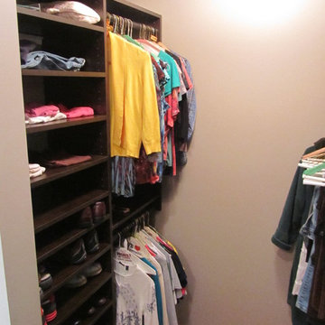 Transitional Master Bathroom and walk-in closet