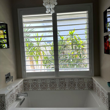 Bypass Plantation Shutters for Sliding Glass Doors — Palm City, FL