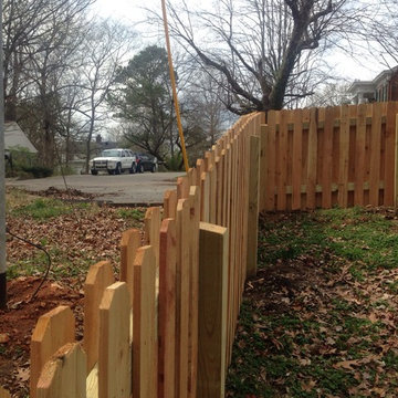 Cedar Picket Fence