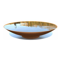 Corten Steel Water Bowl - Garden Water Features