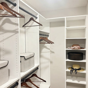 Accessory Storage with Adjustable Shelving