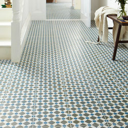 Henley Cool Patterned Ceramic Tile - Flooring