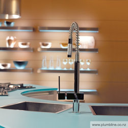 Quadro Flexi Kitchen Mixer With Pull Out Spout - Utility Sink Taps
