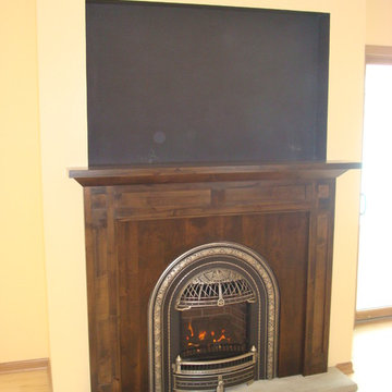 Wood Fireplace Surround