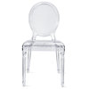 Stackable Side Ghost Style Dining Room Chair Chair Modern Designer Kitchen Clear