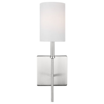 Foxdale 1-Light Bathroom Vanity Light in Brushed Nickel