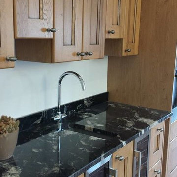 A River runs through it!, Croft Oak Second Nature with Cosmic black granite