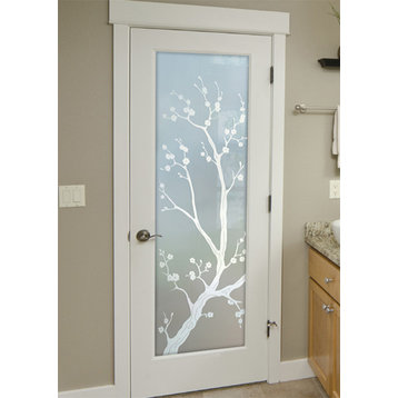 Interior Prehung Door or Interior Slab Door - Cherry Blossom - Douglas Fir...