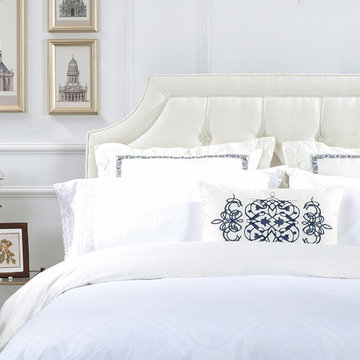 Kaye Headboard, King, Antique White