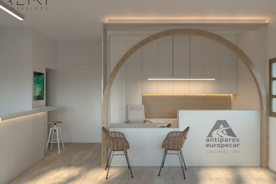 Home design - small mediterranean home design idea in Other