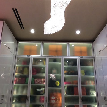 High Gloss White Acrylic Dream Closet