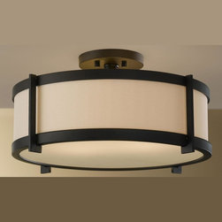 Feiss Stelle 2-Light Indoor Semi-Flush Mount - Flush-mount Ceiling Lighting