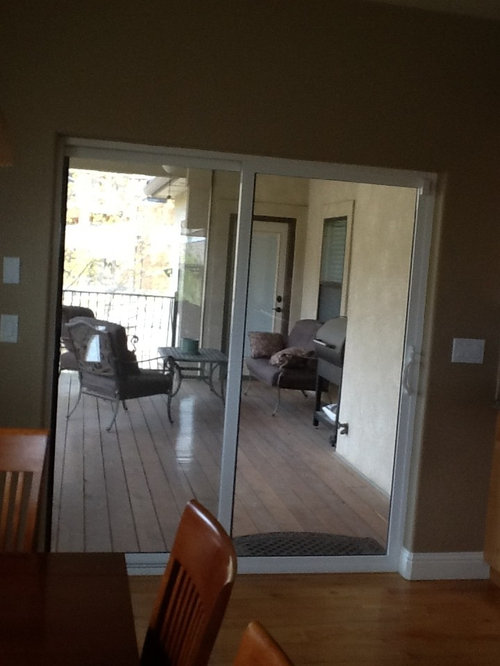 Need Help Dressing Up My Sliding Glass Door Off Kitchen