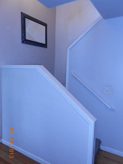 Front Entry and Stairwell Update Wrought Iron Railings