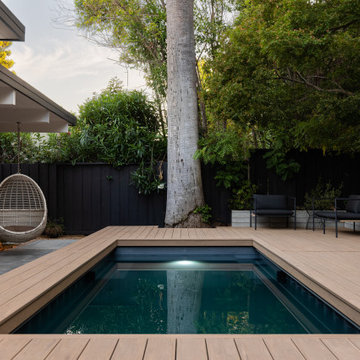 San Jose Eichler Sunken Fire Pit and Container Pool