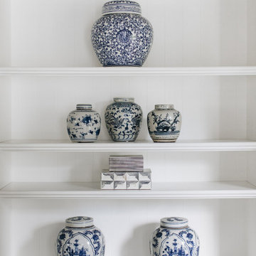 Blue and White New Traditional