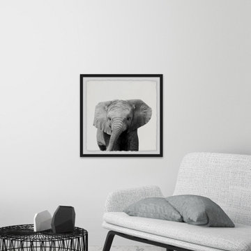 "King of the Elephants" Framed Painting Print