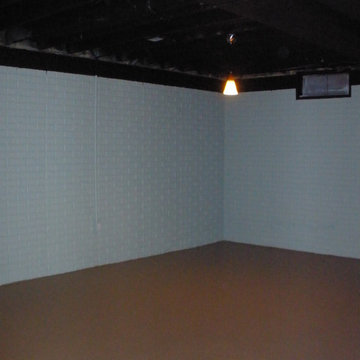 Budget Basement with Fitness Area