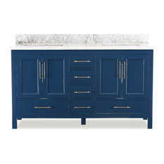Kendall Blue Bathroom Vanity, 60"