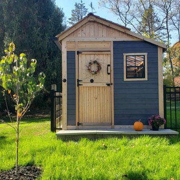 8x8 Cedar Sunshed Garden Shed by Outdoor Living Today