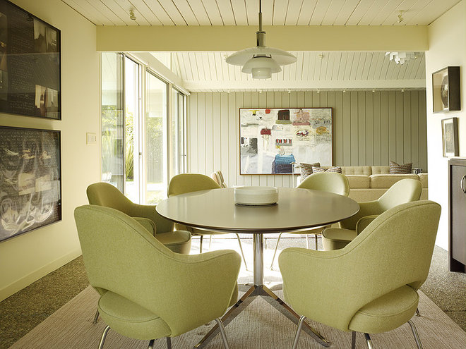 Midcentury Dining Room by Gary Hutton Design
