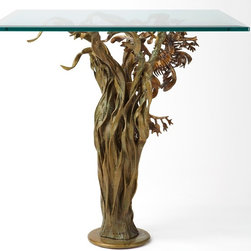 Bronze Leafy Sea Dragon (End Table) - Side Tables And End Tables