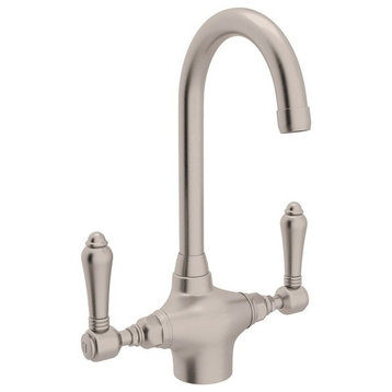 Rohl A1667LM-2 San Julio 1.5 GPM 1 Hole Bar Faucet - Satin Nickel