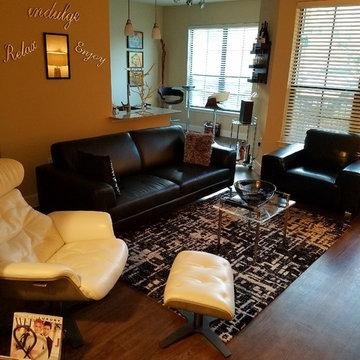 Haley Sofa, Miguel Chair & Ottoman