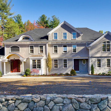 Candy Hill Front with Rock Wall