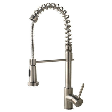 Bauta Single Handle Kitchen Sink Faucet With Pull Spray