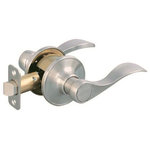 Designers Impressions - Kingston Passage Door Lever, Satin Nickel - Designers Impressions is a customer-focused brand dedicated to providing the finest quality decorative door hardware, door knobs, and door levers at competitive prices. Nothing on the market provides better value than Designers Impressions branded products.