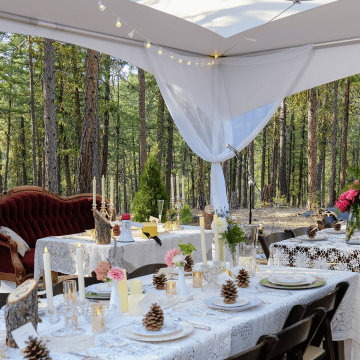 Wedding Design in the Forest of Chelan, WA