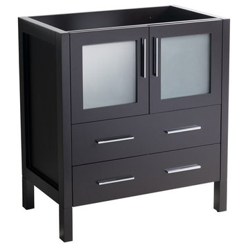 Torino 30" Bathroom Cabinet, Base: Espresso, Base Only, Without Sink