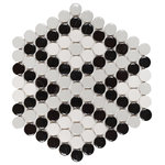 Unique Design Solutions - Designer Diamond Imagination Mosaic, Set of 4, Rabat - .45 sq ft/sheet  Sold in sets of 4