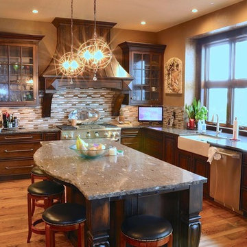Rustic lake home