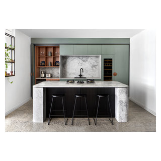 Moonee Ponds Showroom Kitchen Project - Modern - Kitchen - Melbourne ...