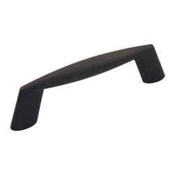 Cosmas - Cosmas 567-3ORB Oil Rubbed Bronze Cabinet Pull, 3" Hole Centers, Set of 5 - Cabinet And Drawer Handle Pulls