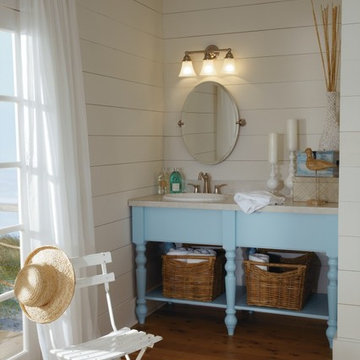 Decorá Cabinets: Custom Blue Vanity