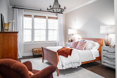 Large southwest bedroom photo in Dijon