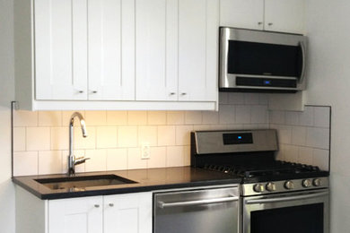 Inspiration for a contemporary kitchen remodel in New York